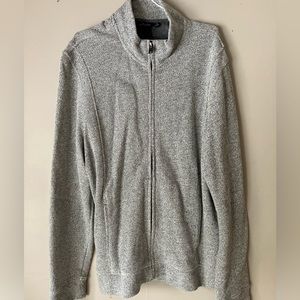 𝅺Men’s Marc Anthony Gray  Zip Long Sleeve Jacket - xl slim fit